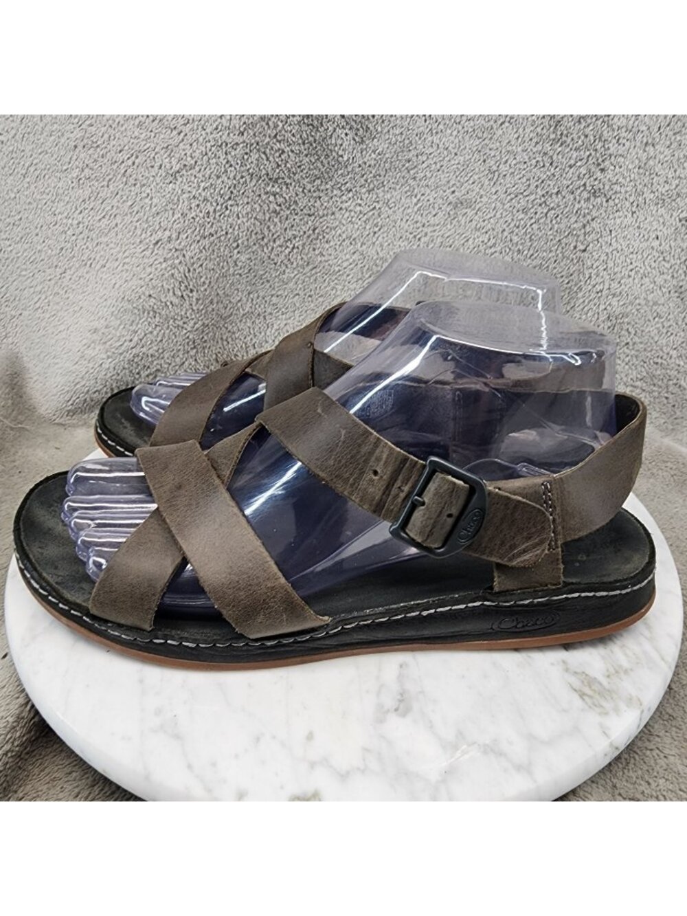Chaco Shoes Womens Size 8 Tornado Wayfarer Brown Leather Strappy Sandals *Read*